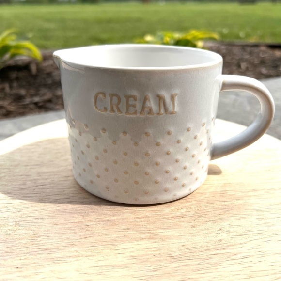 Better Homes And Gardens Other - Better Homes and Gardens Creamer Ceramic Pitcher Modern Farmhouse Shabby Chic